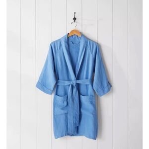 Serena & Lily Positano Robe blue
100% linen Portugal